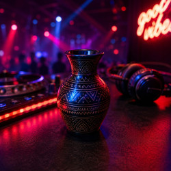 Vase de déco pour DJ